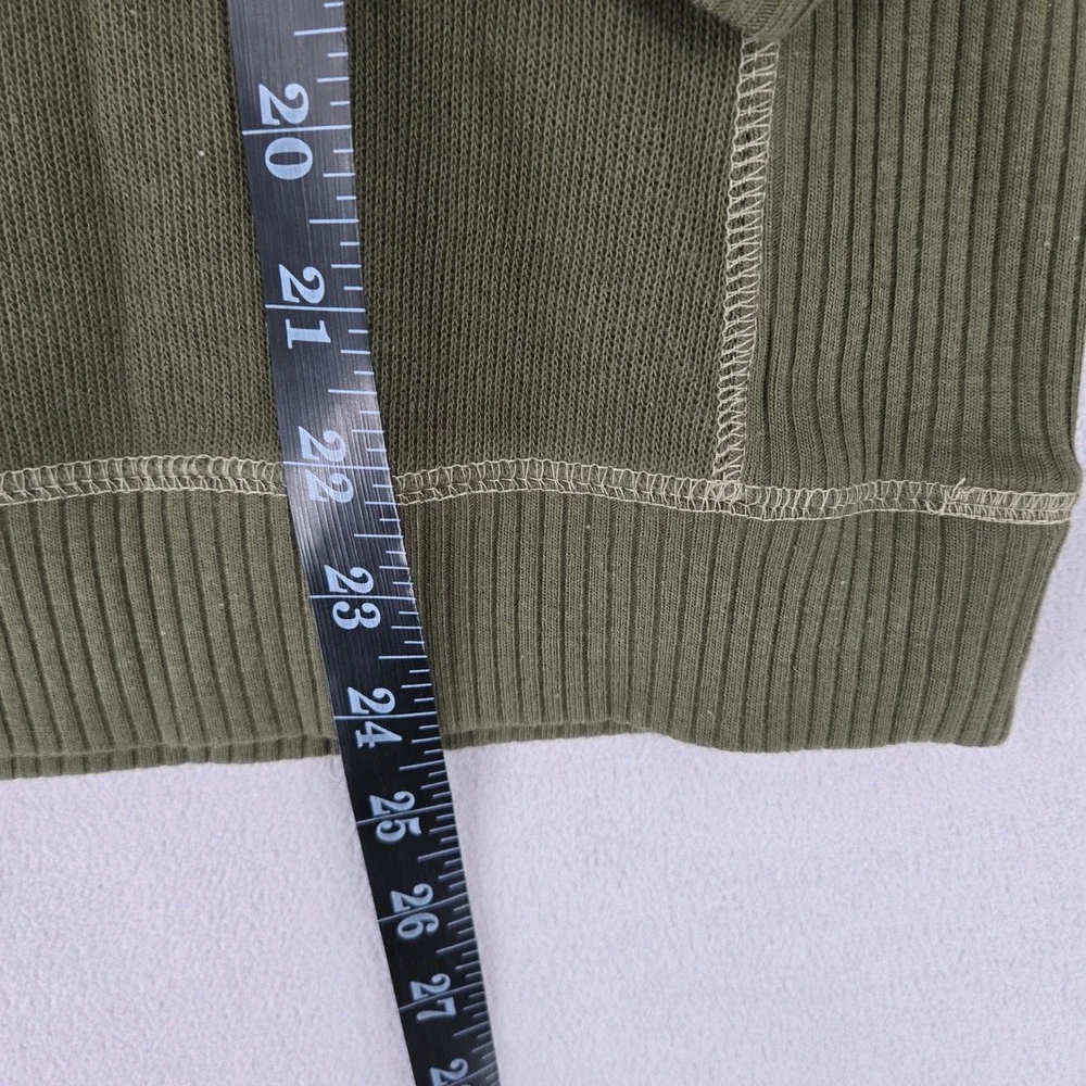 Old Navy New‎ L (10-12) Crewneck Sweater Kids Olive Green Gorpcore Raglan